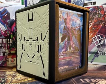 GCG Wing/Heero Themed Double Windowed Hinged Deck Box!!!