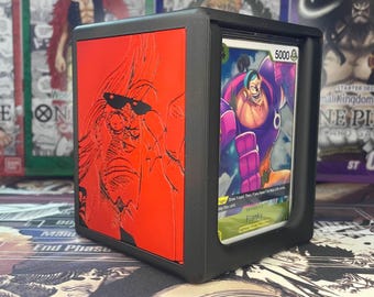 OPTCG DOUBLE WINDOWED Franky Themed Deck Box!!!