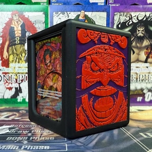 OPTCG DOUBLE WINDOWED Gol D. Roger Themed Deck Box!!!