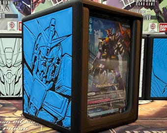 GCG Four/Psycho Themed Double Windowed Hinged Deck Box!!!