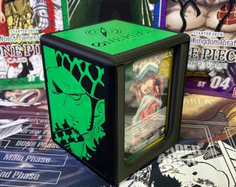 OPTCG DOUBLE WINDOWED Trafalgar Law Themed Deck Box!!!