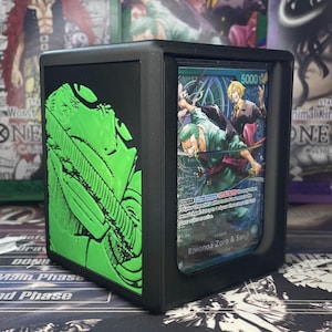 OPTCG DOUBLE WINDOWED Zoro & Sanji Themed Deck Box!!!