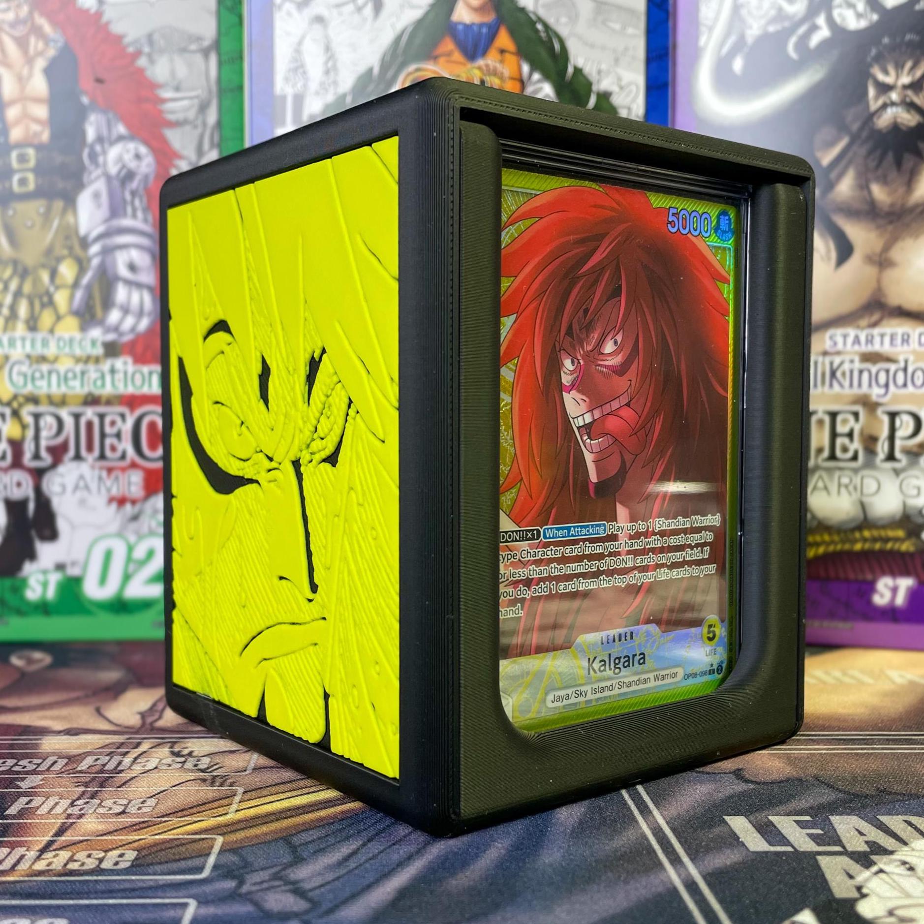 OPTCG DOUBLE WINDOWED Kalgara Themed Deck Box!!! - Etsy