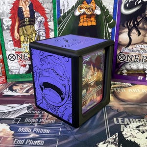 OPTCG DOUBLE WINDOWED Gear 5 Luffy Themed Deck Box!!! afbeelding 7