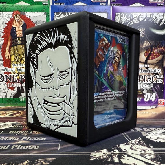 OPTCG DOUBLE WINDOWED Crocodile Themed Deck Box!!! - Etsy