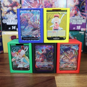 La boîte de présentation magnétique à double fenêtre OPTCG ABORDABLE s'adapte aux mini-boutons !!!