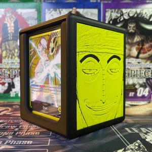 OPTCG DUBBELFÖNSTERAD Enel-tema kortlekslåda!!!