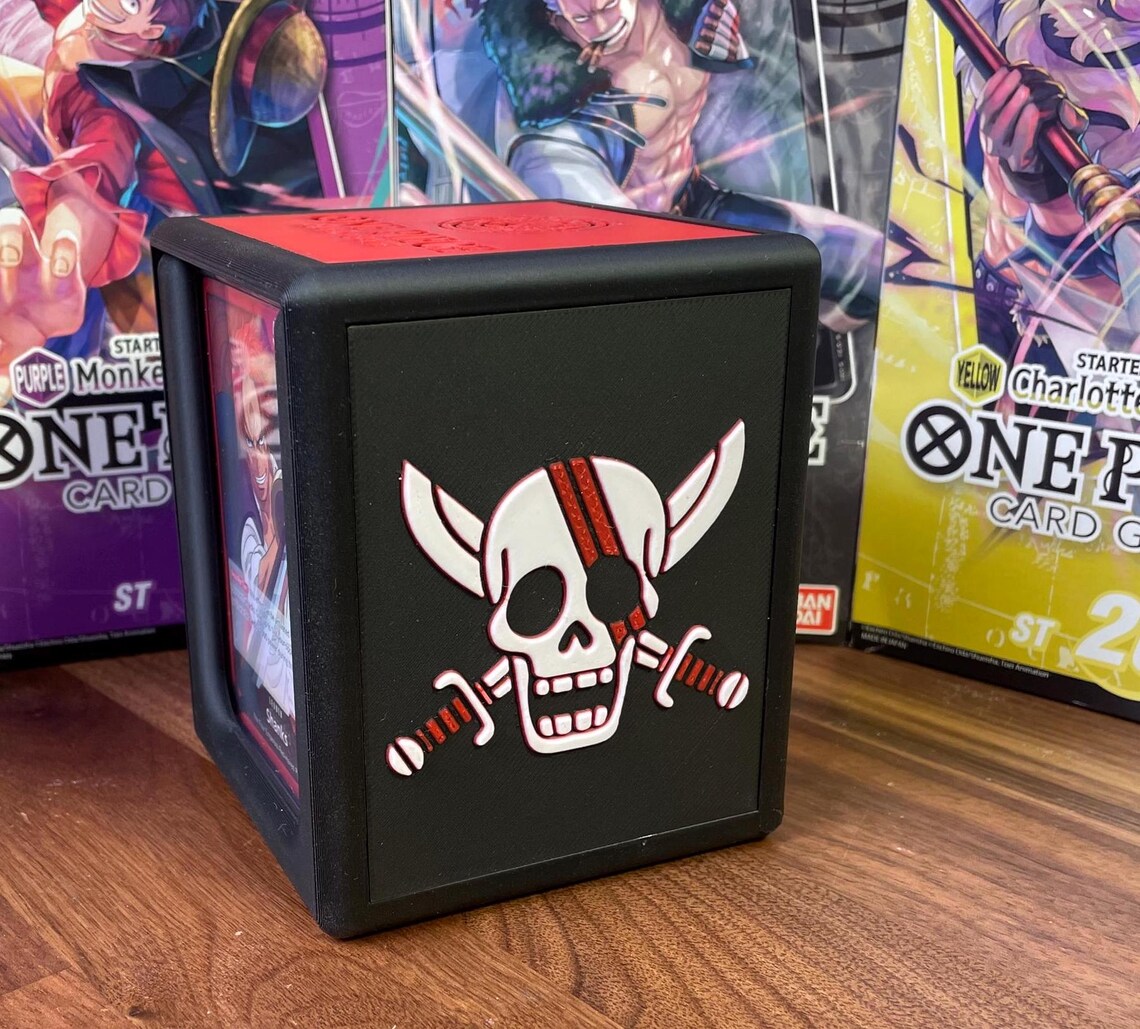 OPTCG DOUBLE WINDOWED Red Haired Shanks Themed Deck Box!!! - Etsy