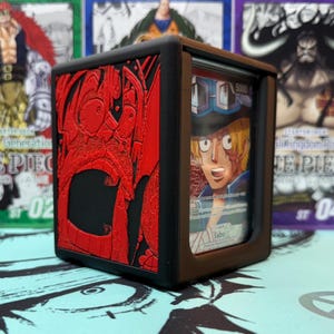 OPTCG DUBBELFÖNSTERAD Lucy-tema kortlekslåda!!!