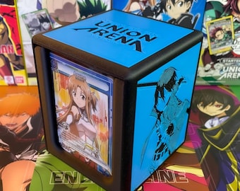 Union Arena DOUBLE WINDOWED Sword Art Online Asuna/Kirito Themed Deck Box!!!
