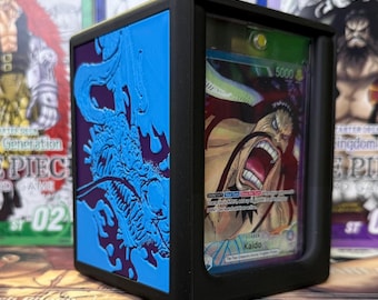 OPTCG WINDOWED Kaido Themed Deck Box | Fits One Touch Magnetic 35pt Case