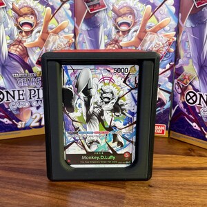 OPTCG DOUBLE WINDOWED Gear 5 Luffy Themed Deck Box!!! afbeelding 5