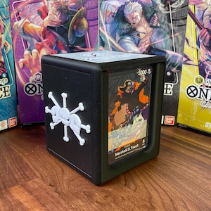 OPTCG DOUBLE WINDOWED Marshall D. Teach Themed Deck Box!!!
