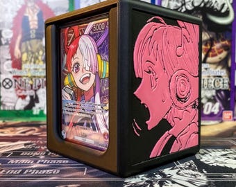 OPTCG DOUBLE WINDOWED Uta Themed Deck Box!!!