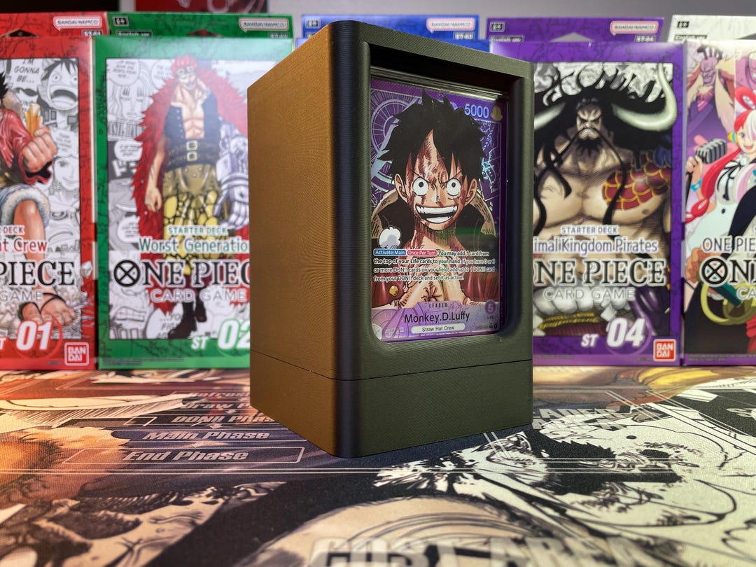 OPTCG DOUBLE Windowed Deck Box With DICE Compartment!!! - Etsy