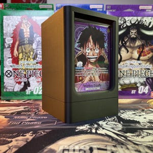 Deck-Box OPTCG DOUBLE fenêtré avec compartiment DICE !!!