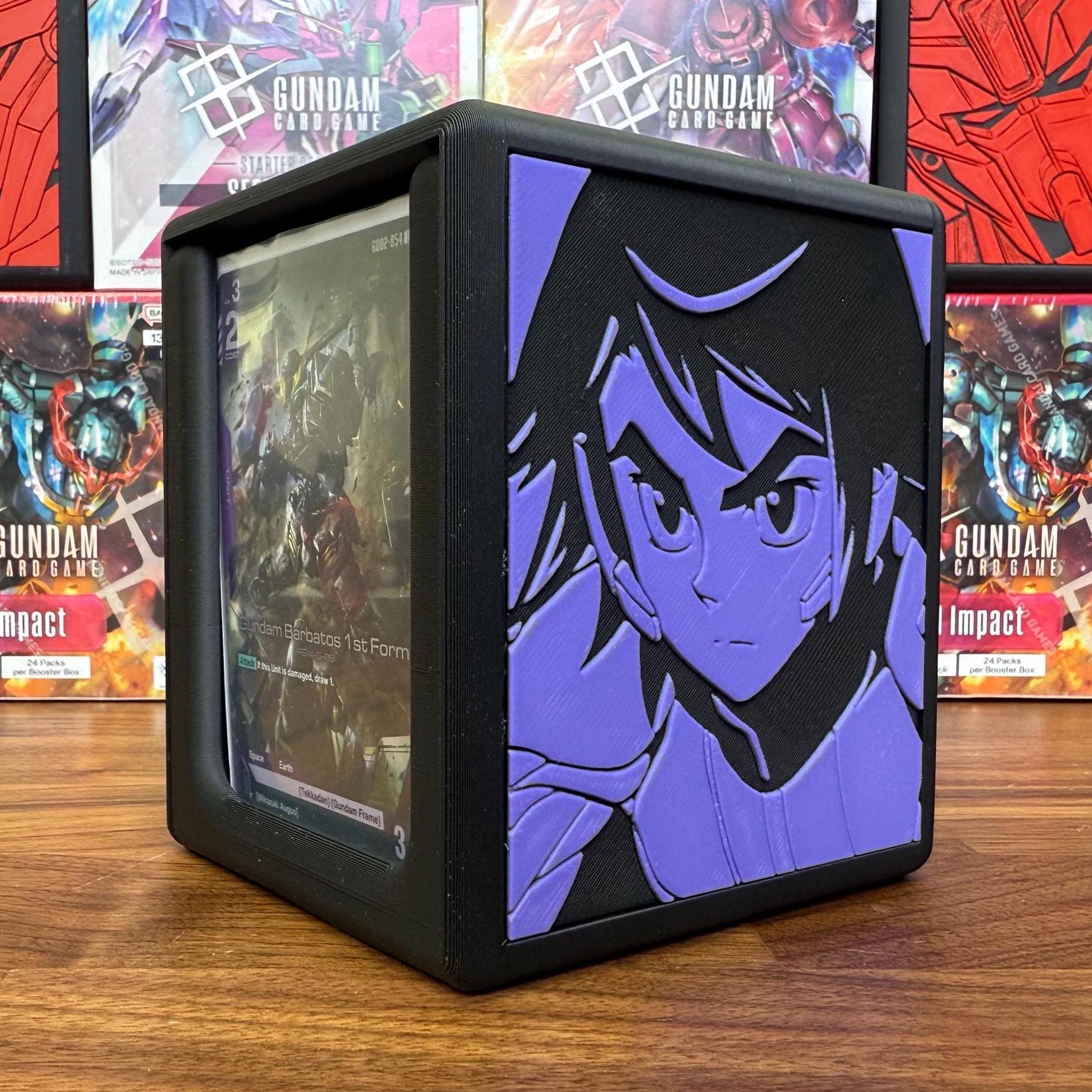 GCG Mikazuki/barbatos Themed Double Windowed Hinged Deck Box!!! - Etsy