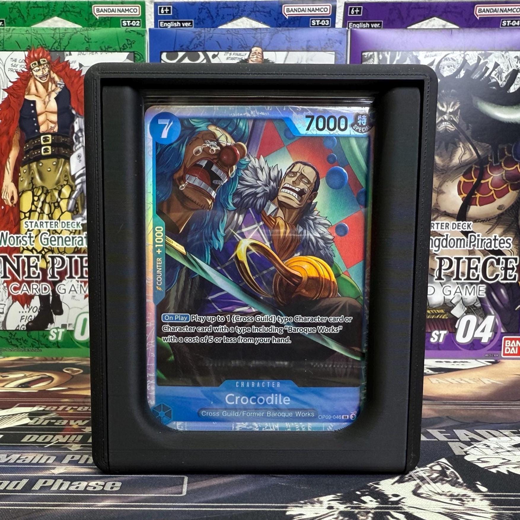 crocodile one piece tcg deck OPTCG DOUBLE WINDOWED Themed Box!!! Each deck has its own different theme and characters One Piece Trading Card Game