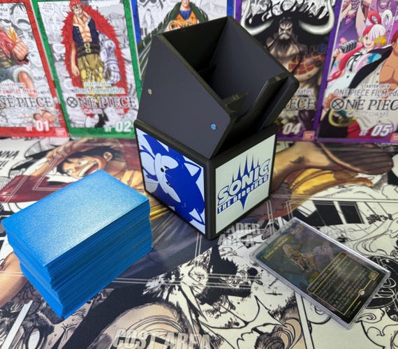 MTG Sonic Themed Hinged Commander Deck Box With Mini Snap!!! - Etsy