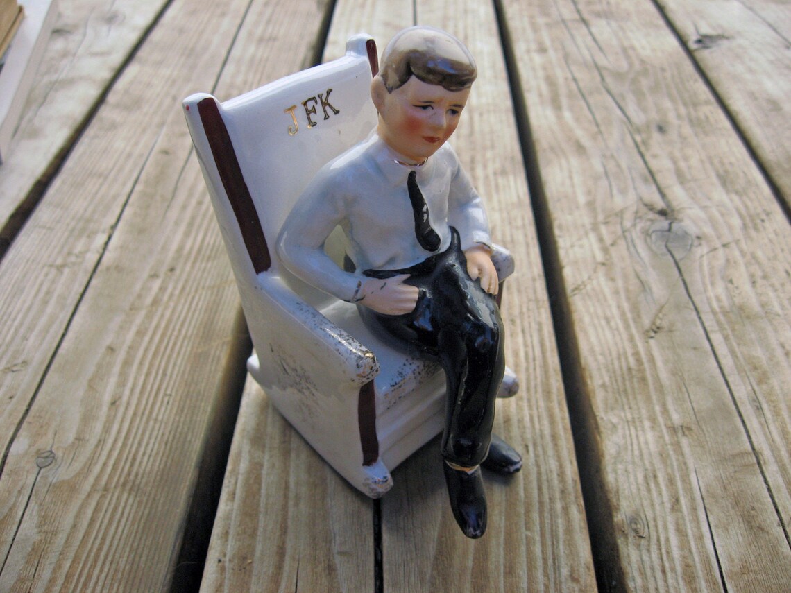 Vintage JFK Salt and Pepper Shakers Japan 1962 Etsy