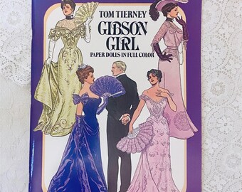 Gibson Girl Paper Dolls: Tom Tierney, Dover Uhefts, 1985
