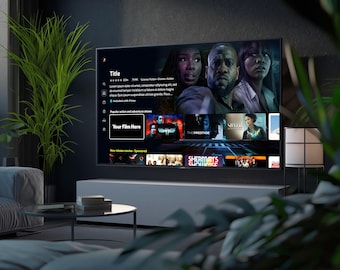 Prime Video-Style Interface Mockup