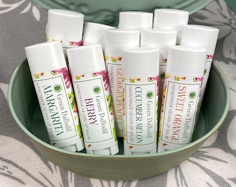 3 Lip Balm Tubes Mix and Match To Save - Vegan - Green Daffodil - Save on 3 Lip Balms - Party Favors