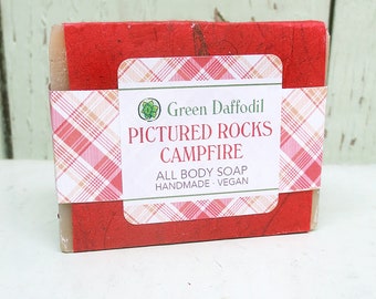 Pictured Rocks Campfire Bar of Soap - Green Daffodil - Campers - Outdoor Living