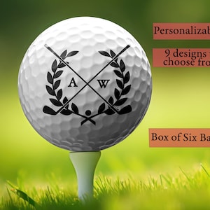 Custom golfballen, gepersonaliseerde golfballen, een geweldig cadeau voor man, custom golfballen met monogram, custom golfballen met logo