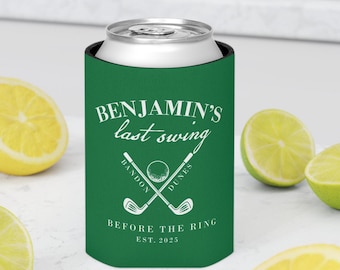 Golf Bachelor Party Favor, Golf Bachelor Party Gifts, Bachelor Can Coolers, Personalized Golf Can Sleeves, Custom Golf Bachelor Party Favors