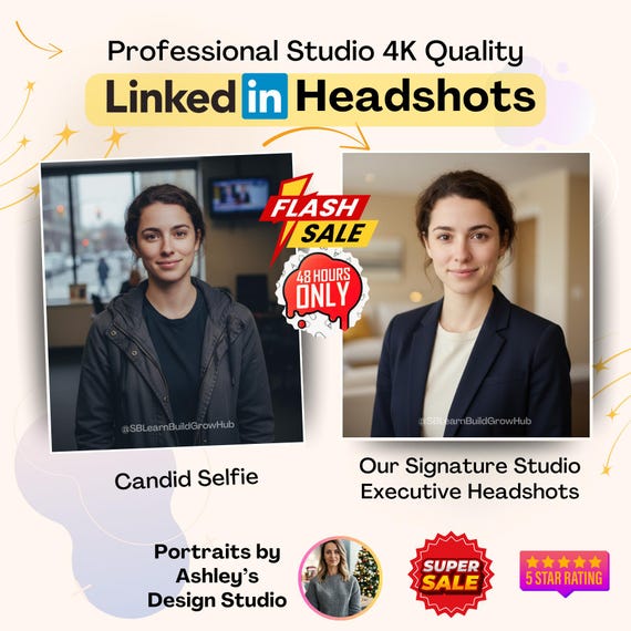 AI Photo, Ai Portrait Headshots, 4k Custom Photo Done For You, Professional AI Photoshoot from Selfie, Linkedin, AI Art Dfy, Studio Quality
