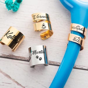 Stethoscope ID Ring,Stethoscope ID Tag,Nurse Graduation Gift,Gift for Doctor,Stethoscope Charm, Personalized Stethoscope Name Tag