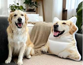 Almohadas personalizadas con forma de mascota, almohadas con foto 3D personalizadas, regalos para amantes de las mascotas, almohadas para perros, almohadas con retratos de mascotas, regalos para mascotas, regalos para perros, regalos para gatos