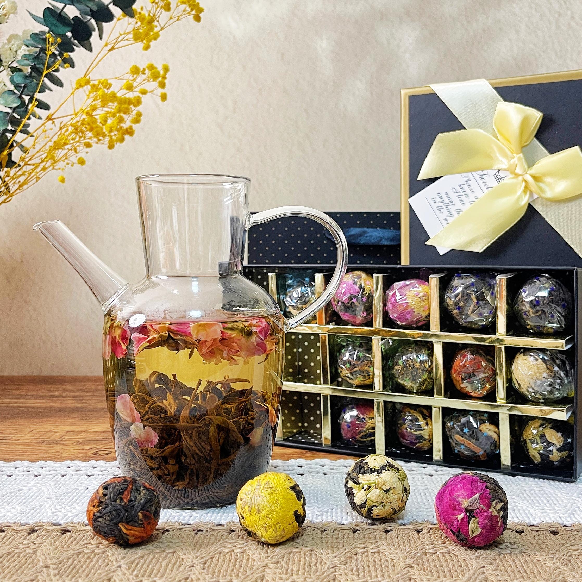 Blooming tea balls - Etsy 日本