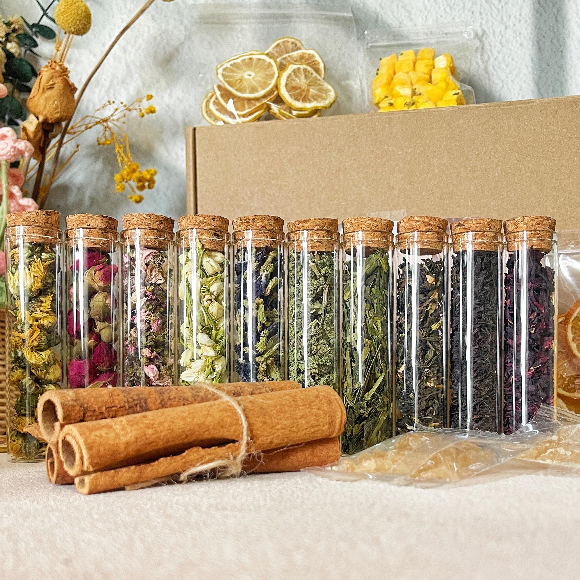 Floral Tea Blending Kit Gift Set | DIY Herbal Tea Kit for Her | Self ...