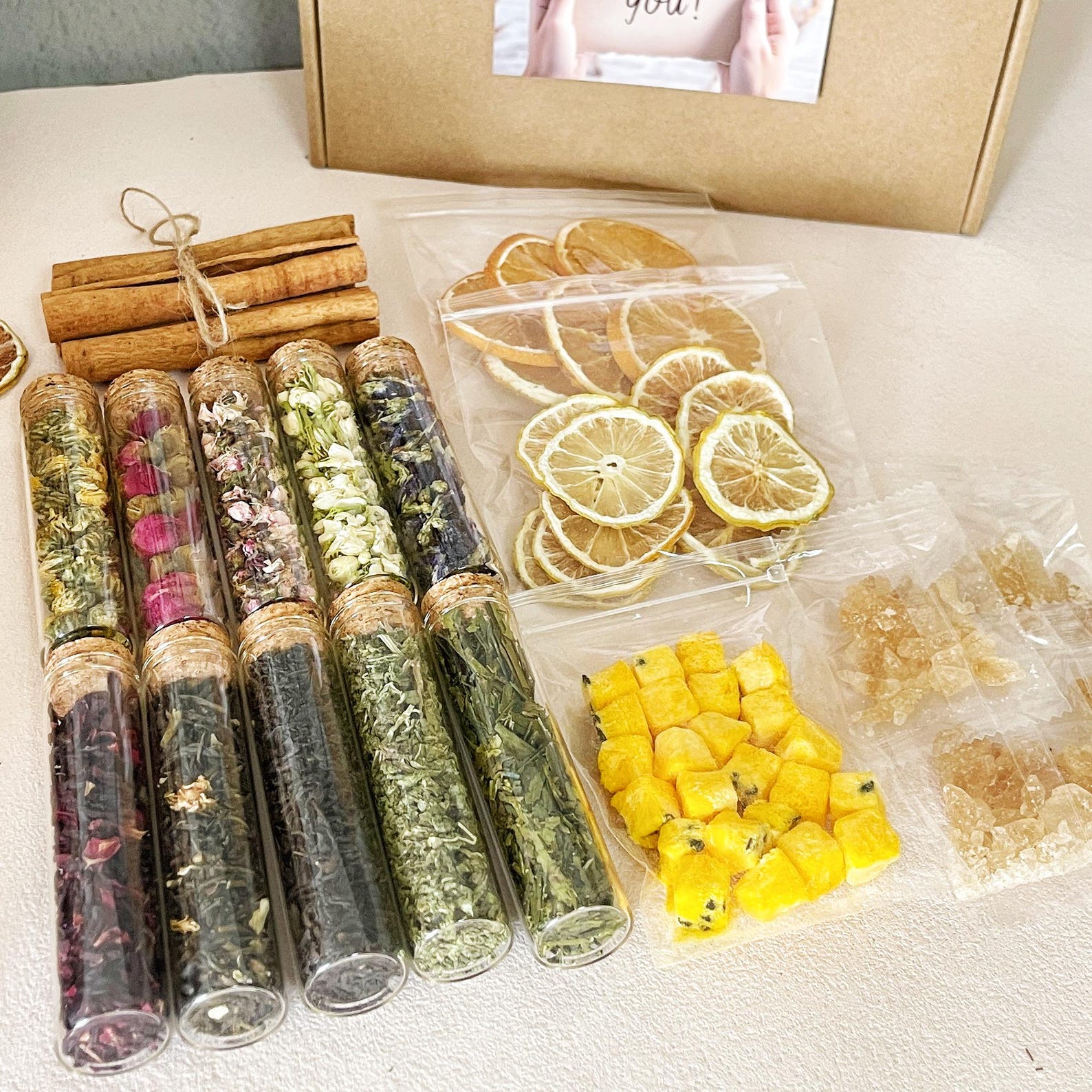 Floral Tea Blending Kit Gift Set | DIY Herbal Tea Kit for Her | Self ...