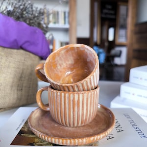 Handmade Ceramic Espresso Cup Set: Artisan Kitchenware