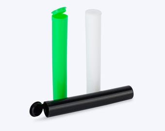 Pop Top Vial 600 Pack - 116mm Doob Tube - Waterproof & Scent Proof - Child Resistant - Pop Top Joint Tube