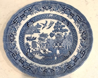 Blue Willow Made in England-dessertborden