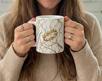 The Cruel Prince Mug, Cardan Greenbriar Crown, Bookish Gift for Her, Fantasy Reader Cup