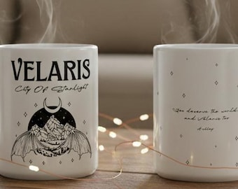 Personalisierte Velaris Tasse, Custom ACOTAR, City of Starlight, Geschenk Jahrestag