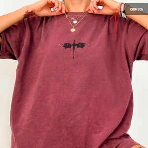 Basgiath Dragon Rider Shirt, Fourth Wing Romantasy Book Lover Tee image 3