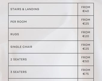 Price List Template