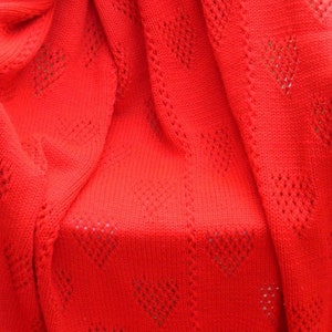 Heart&#39;s Desire Afghan MACHINE Knitting Pattern PDF & Instant Download VIDEO Tutorial