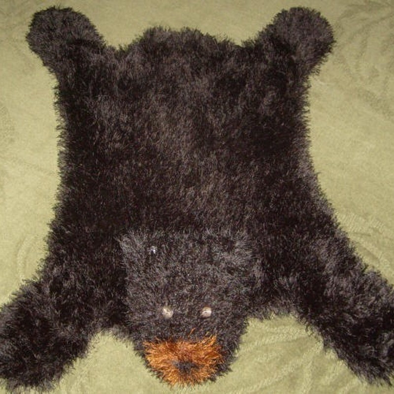 Pdf Bear Rug Knitting Patterns - Etsy