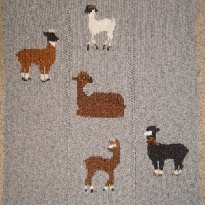 Weidende Alpakas Handstrickanleitung PDF & VIDEO