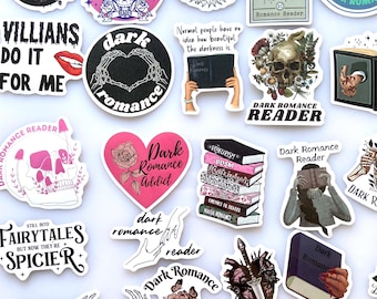 DARK ROMANCE STICKERS Dark Smut Sticker Bookish Kindle Laptop Smutty Sticker Pack Mystery Bundle Surprise Sticker Pack cadeau voor boekenliefhebber