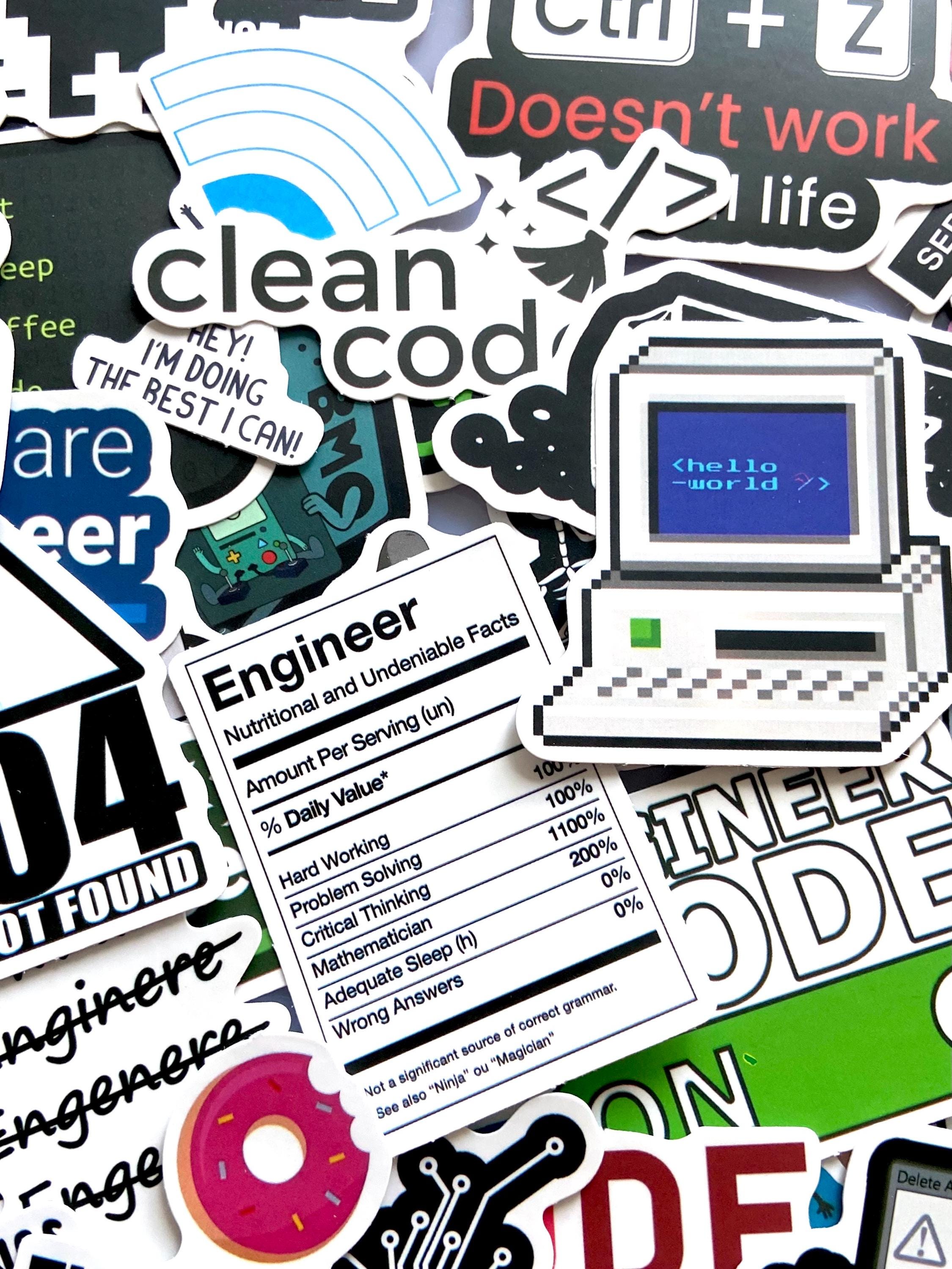 FUNNY IT STICKERS Bundle Coworker Gift for Programmer Developer ...