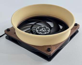 Ventola per PC VELOCITY stack/shroud, flusso d'aria migliorato da 120 mm e file PERFORMANCE DIGITAL