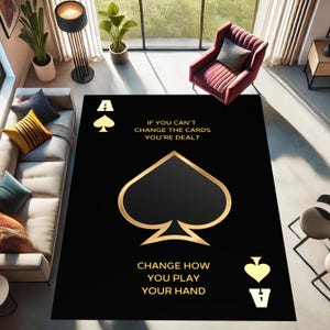 Cartas de pôquer, tapete para jogos de azar, tapete para jogos, tapete para cassino, tapete para sala de jogos, tapete para pôquer, tapete para área, macio, tapete de bambu, tapete lavável, antiderrapante